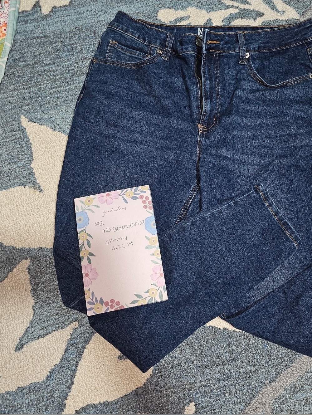 Classic Dark Blue Women's Jeans No Boundaries